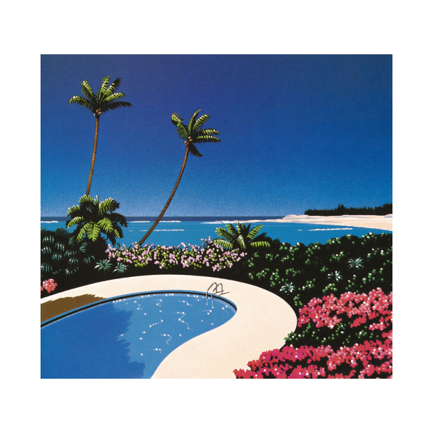 Hiroshi Nagai Prints Poster Art for Sale Hiroshi Tapestry TeePublic