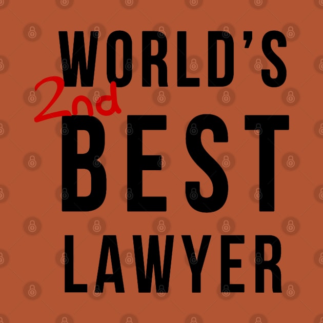 World's 2nd Best Lawyer by FoxBox