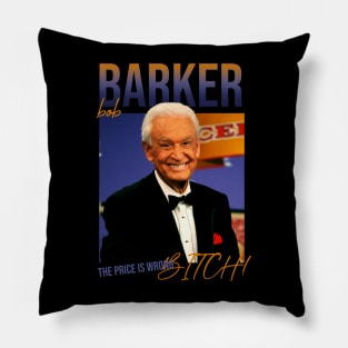 Bob Barker funny vintage style Pillow