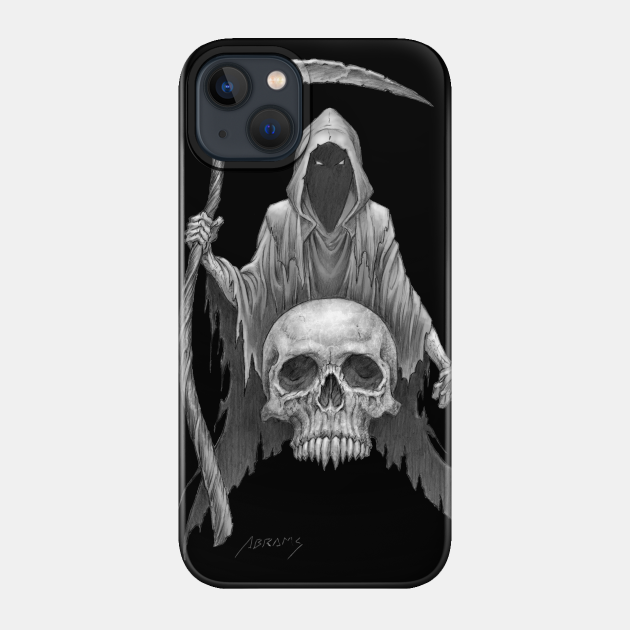 Reaper and Skull - Skull - Phone Case