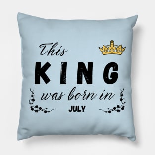 King born in july Pillow