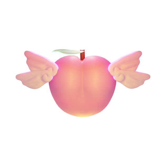 Peach with Wings by VelvepeachShop