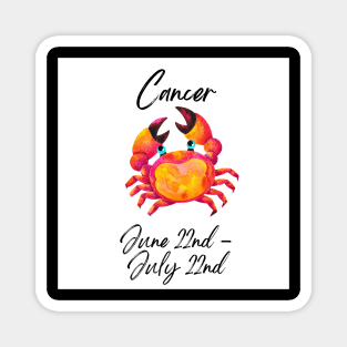 Cancer Star Sign. Magnet