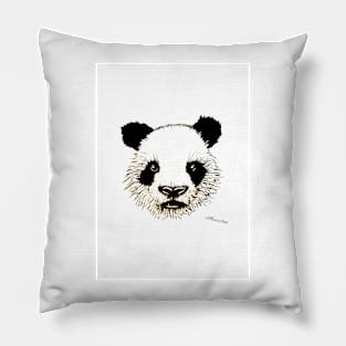 The great & wonderful Panda by 'AllansArts' Pillow