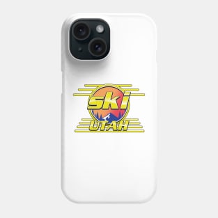 Ski Utah 80s logo Phone Case