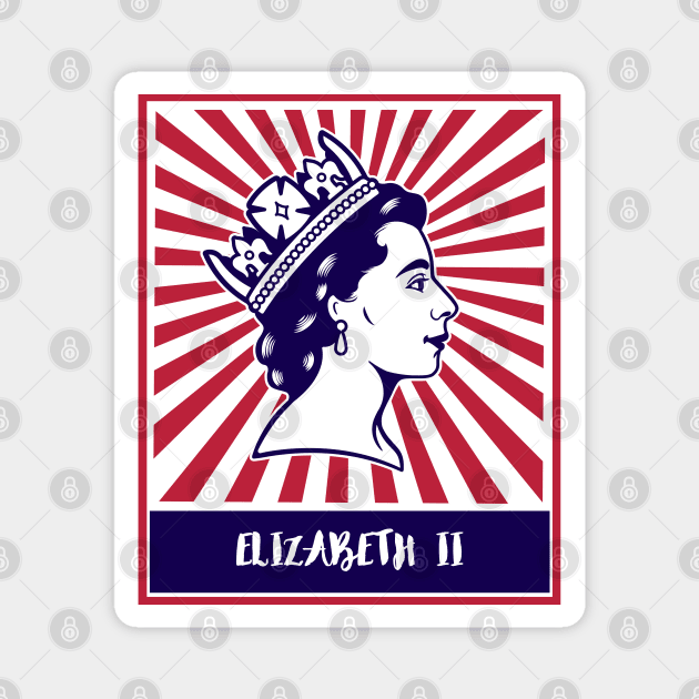 Queen Elizabeth RIP Magnet by LiunaticFringe