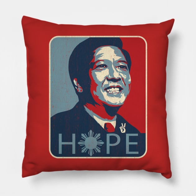 Hope BBM - Bong Bong Marcos Pillow by Dailygrind