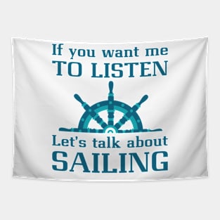 Talk About Sailing Tapestry