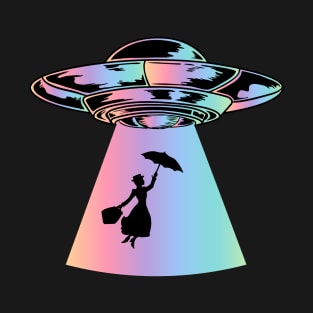 Mary Poppins UFO Abduction T-Shirt