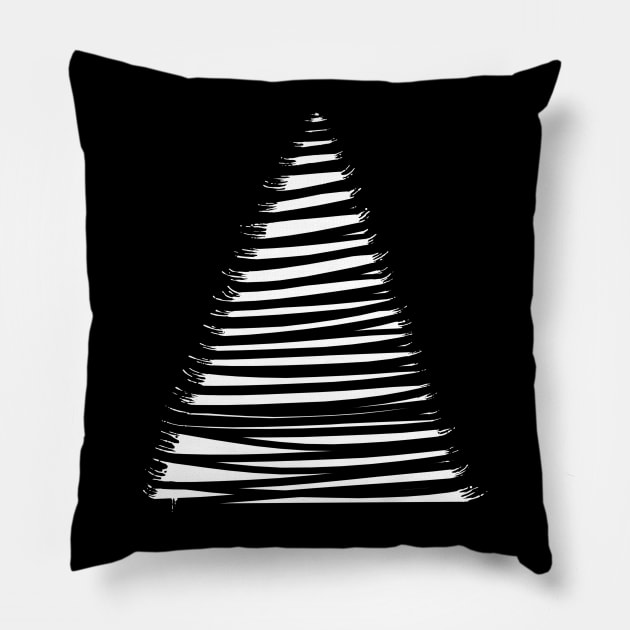 striped pyramid Pillow by barmalisiRTB