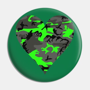 Camouflage Green Colorful pattern 2020 Pin