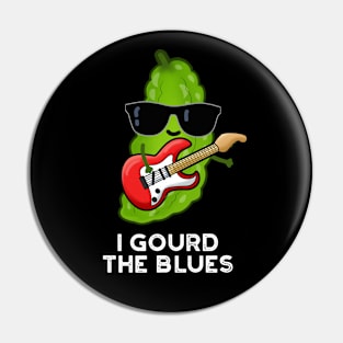 I Gourd The Blues Cute Veggie Pun Pin