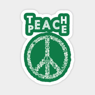 Teach Peace Magnet