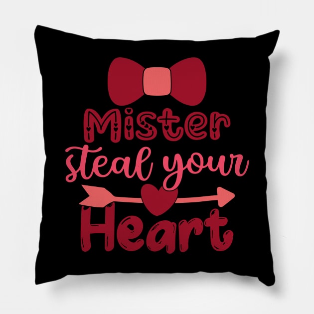 mister steal your heart Pillow by busines_night