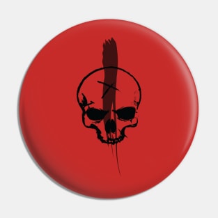 Mohawk Skull Pin