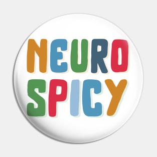 Neurospicy in colors Pin