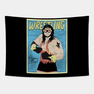 Artwork Bryan Clark  Pro Wrestling Tapestry