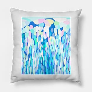 Cotton Candy Abstract Art Pillow
