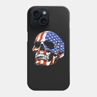 American skull patriotic Phone Case