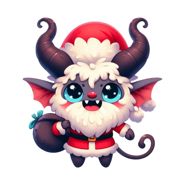 Krampus Illustration by Dmytro