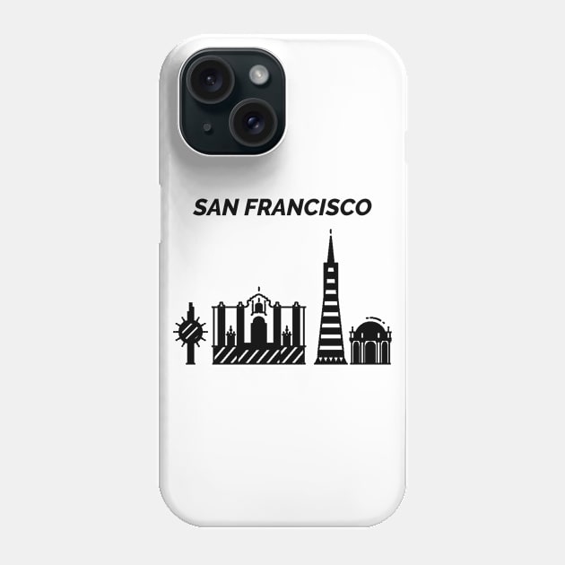 San Francisco City, California, USA Phone Case by maro_00