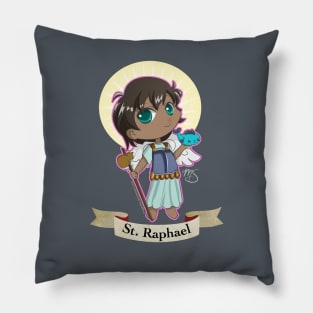 Chibi St. Raphael Pillow