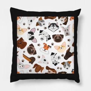 Mixed Puppy Dogs | Urban Finery Pillow