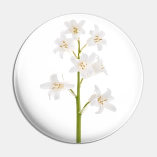 White bluebell Pin