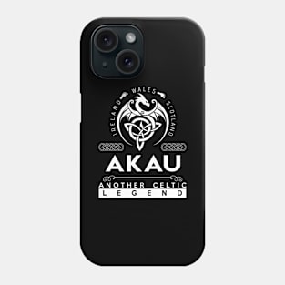 Akau Name T Shirt - Another Celtic Legend Akau Dragon Gift Item Phone Case