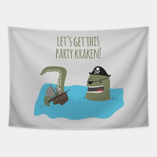 Let's get this party kraken Tapestry