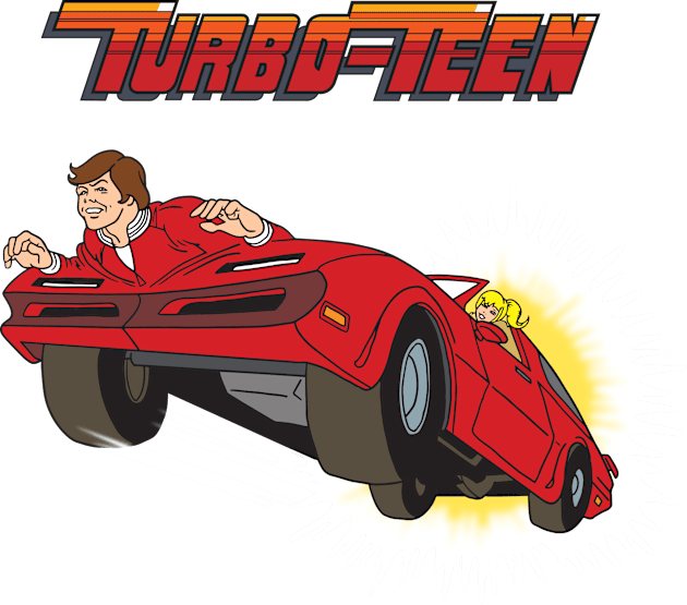 Turbo Teen Cartoon Kids T-Shirt by Chewbaccadoll