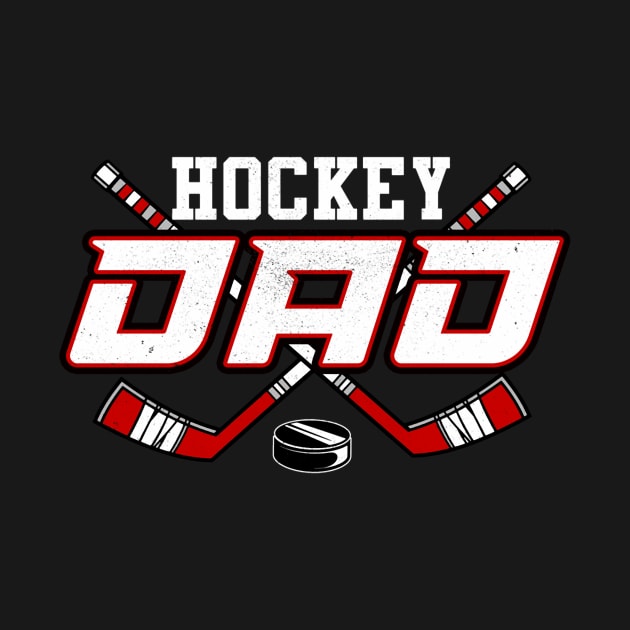 Hockey Dad Papa Father's Day Vintage by anosek1993