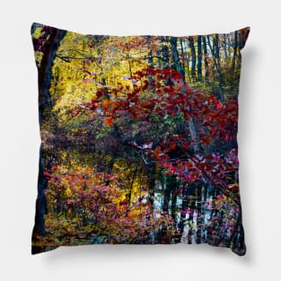 Autumn's Rush Hour Pillow