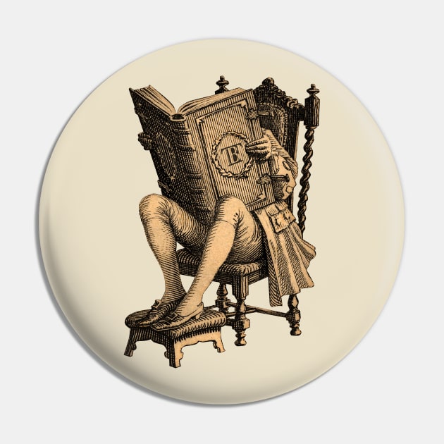 Ex LibrisThe Inveterate Reader Pin by bibliotee