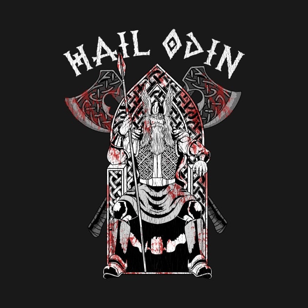 Hail Odin - Viking Mythology Warrior God by biNutz