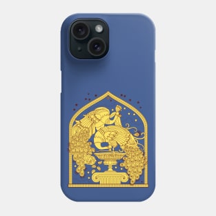 Couple beautiful peacocks from eastern fairy tale Phone Case