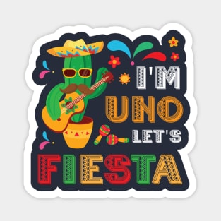 I'm Uno Let's Fiesta, Uno 1st Birthday Magnet