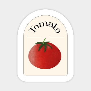 Retro fruit label Tomato Magnet