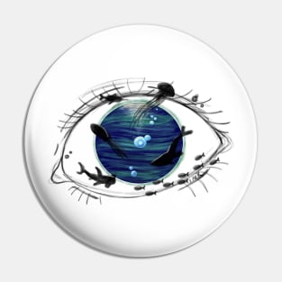 Eye of the Sea Pin