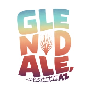 Glendale Rainbow Type T-Shirt