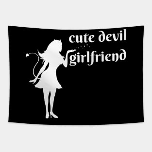 cute devil girlfriend Tapestry