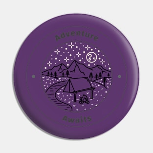 Adventure Awaits Pin