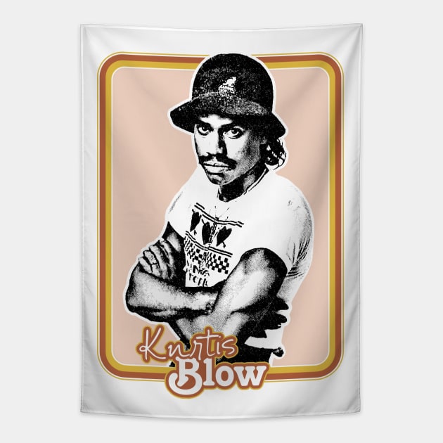 Kurtis Blow //// Retro Fan Design Tapestry by DankFutura