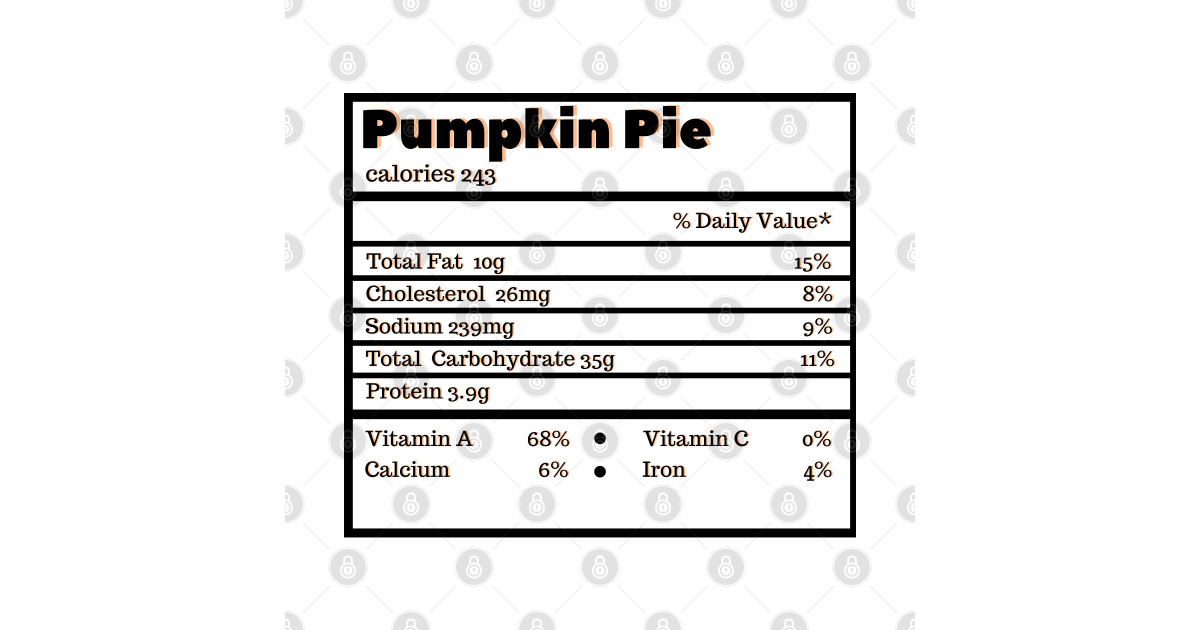 pumpkin pie nutrition thanksgiving Pumpkin Pie Nutrition Facts
