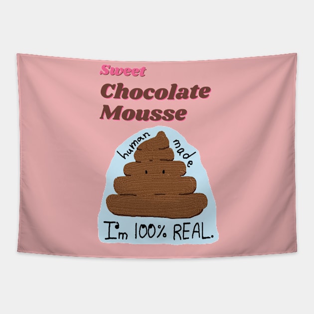 sweet chocolate mousse Tapestry by zzzozzo