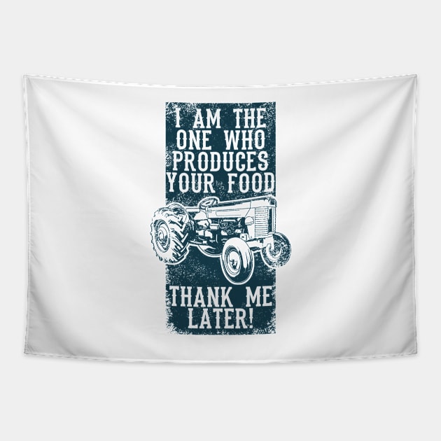 Farmer Quote Tapestry by Merchment