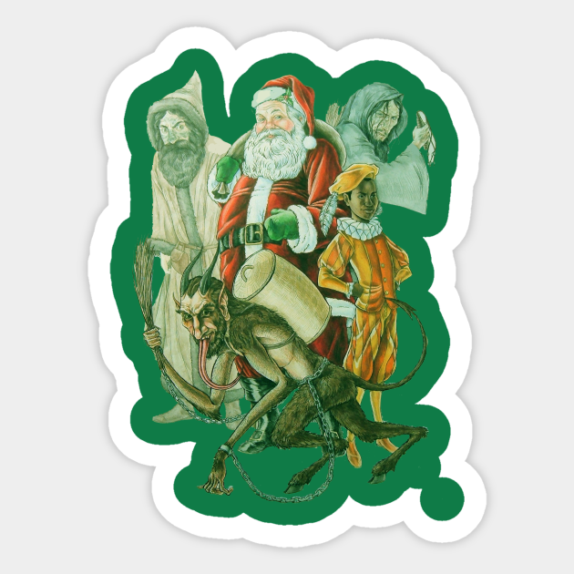 The Companions of St. Nicholas - Christmas - Sticker