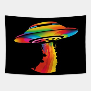 Retro UFO Tapestry