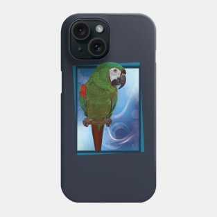 Severe macaw Phone Case