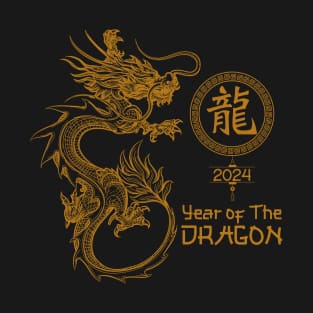 Chinese Zodiac Dragon Chinese New Year 2024 T-Shirt